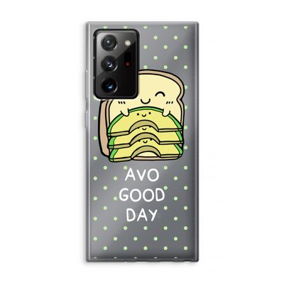 Avo Good Day: Samsung Galaxy Note 20 Ultra / Note 20 Ultra 5G Transparant Hoesje