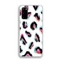 Cheetah color: Samsung Galaxy S20 Transparant Hoesje