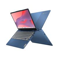 Lenovo IdeaPad Flex 3 Chrome 12IAN8 Chromebook 31 cm (12.2") Touchscreen WUXGA Intel® N N100 8 GB LPDDR5-SDRAM 128 GB eMMC Wi-Fi 6 (802.11ax) ChromeOS Blauw - thumbnail