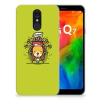 LG Q7 Telefoonhoesje met Naam Doggy Biscuit