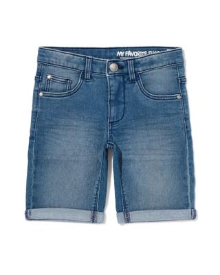 HEMA Kindershort jogdenim middenblauw (middenblauw)