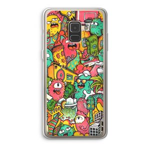 Vexx City: Samsung Galaxy A8 (2018) Transparant Hoesje