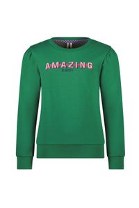 B.Nosy Meisjes sweater - Elise - Emerald groen
