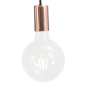 Masterlight Roodkoperen pendellamp Concepto roodkoper met zwart 2237-56