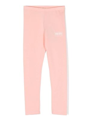 Kenzo Kids legging à logo imprimé - Rose