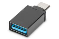 Digitus USB 3.2 Gen 1 (USB 3.0) Adapter [1x USB-C stekker - 1x USB 3.2 Gen 1 bus A (USB 3.0)] AK-300506-000-S