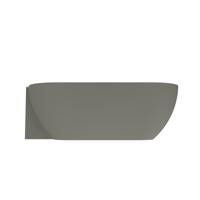 Arcqua Havana Halfvrijstaand Bad - 170x80cm - links - mat beton BAD242102