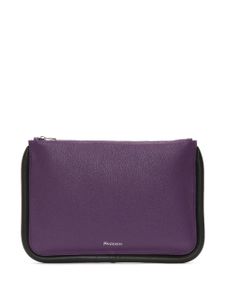 JW Anderson grande pochette Bumper en cuir - Violet