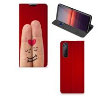 Sony Xperia 5 II Hippe | Standcase | Liefde - Origineel Romantisch Cadeau