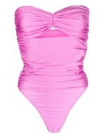Amen robe-bustier à effet froncé - Rose Amen robe-bustier à effet froncé - Rose
