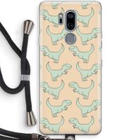 Dinos: LG G7 Thinq Transparant Hoesje met koord Dinos: LG G7 Thinq Transparant Hoesje met koord
