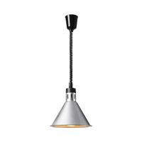 warmtelamp - zilver - 27.5 x 27.5 x 31 cm - Royal Catering - staal - in hoogte verstelbaar