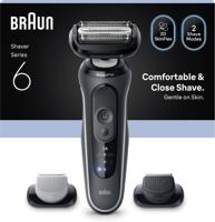 BRAUN Series 6 Elektrisch Scheerapparaat - Zwart - 60 Minuten Batterijduur - 5 Minuten Snel Opladen