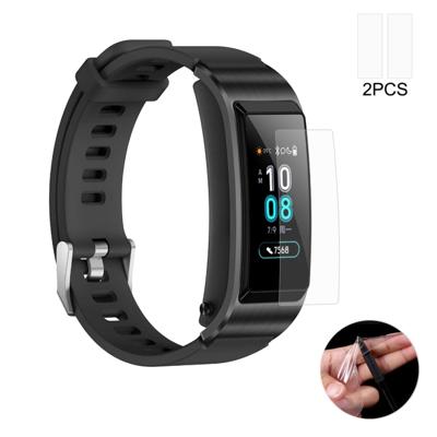 2 stuks ENKAY Hat-Prins TPU Film Screen Protector voor Huawei Band B5