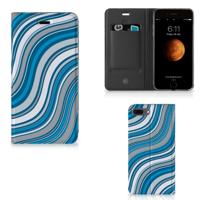 Apple iPhone 7 Plus | 8 Plus | Hoesje met Magneet | Waves Blue