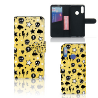 Telefoonhoesje met Naam Motorola Moto E6 Plus Punk Geel - thumbnail