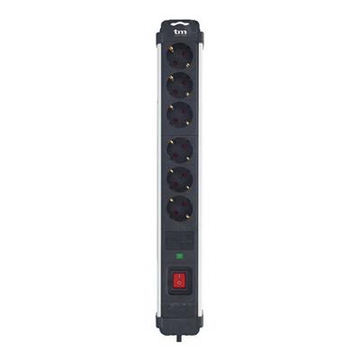 Stopcontactenstrip 6 Tomas met Interruptor TM Electron 230 V