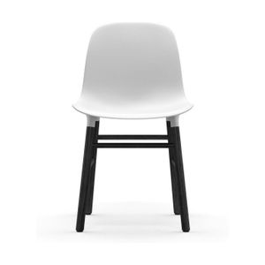 Normann Copenhagen Form Chair eetkamerstoel zwart eiken White