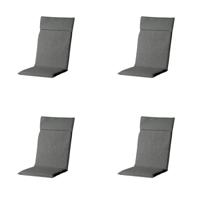 Kussen hoog 50x120 universeel outdoor Manchester grijs (4 stuks) Madison - Madison