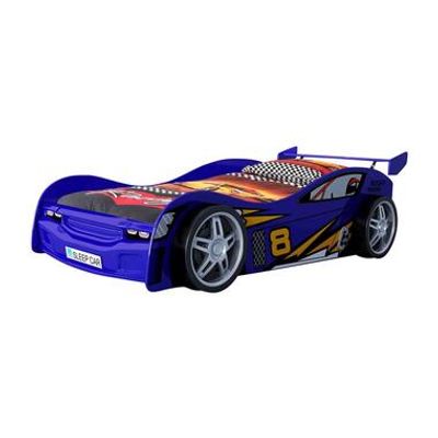 Vipack autobed Night Racer - blauw - 68,5x111x241,5 cm