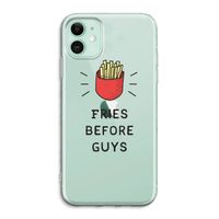Fries before guys: iPhone 11 Transparant Hoesje