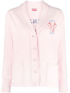 Kenzo cardigan Varsity Jungle Tiger - Rose