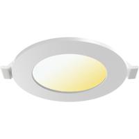 LED Downlight Inbouwspot - Brinton Thin - 3W 220lm 120° Bundelhoek - Aanpasbare Lichtkleur 3000K-4000K-6500K - IP40 - Rond - Wit - Ø85mm Buitenmaat - Ø70mm Zaagmaat