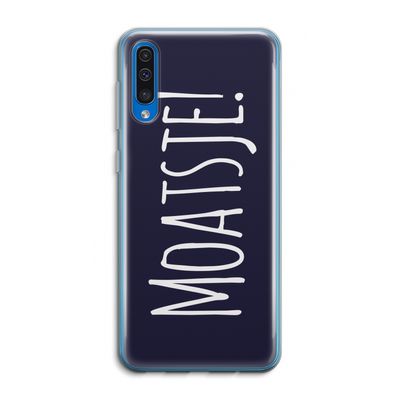 Moatsje!: Samsung Galaxy A50 Transparant Hoesje