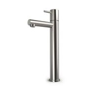 Hotbath Buddy Fonteinkraan - uitloop 11cm - opbouw - hoog model - geborsteld nikkel EH001GN