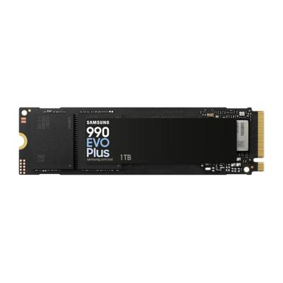 Samsung MZ-V9S1T0BW 990 EVO Plus SSD, 1 TB, M.2, PCIe 4.0, 7150 MB/s, 1350000 IOPS, Black