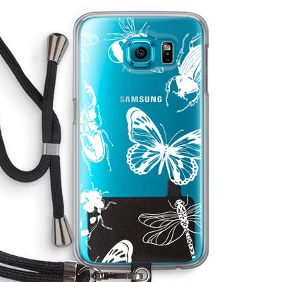 Tiny Bugs: Samsung Galaxy S6 Transparant Hoesje met koord