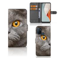 Telefoonhoesje | Met pasjeshouder | OnePlus Nord N100 Britse Korthaar