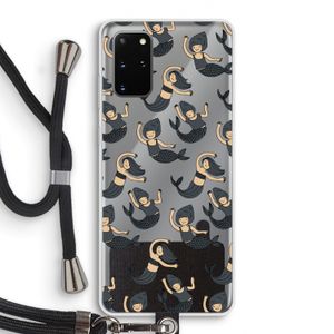 Zeemeermin: Samsung Galaxy S20 Plus Transparant Hoesje met koord