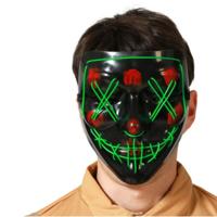 Masker Groen Horror LED Licht