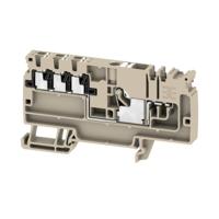 Weidmüller 2712960000 Verdeler-serieklem 8.1 mm Push-In-klem Beige 20 stuk(s)