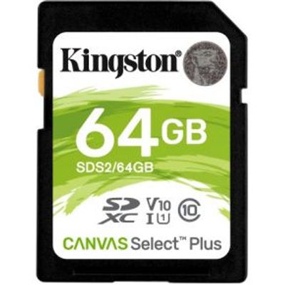 Kingston Technology Canvas Select Plus flashgeheugen 64 GB SDXC Klasse 10 UHS-I