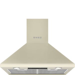 Smeg KSED65PE afzuigkap Muurmontage Crème 635 m³/uur B