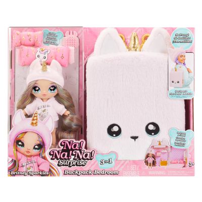 Na! Na! Na! Surprise 3-in-1 rugzak speelset Unicorn Britney Sparkles