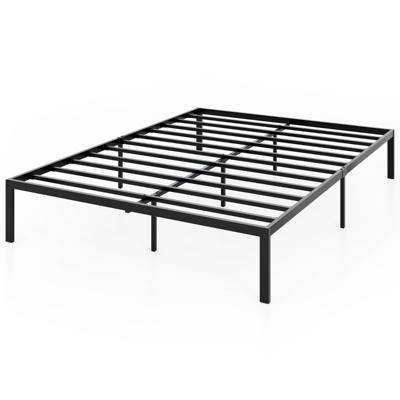 Metalen Bedframe Zware Lattenbodem voor Matras Opbergruimte Onder het Bed Eenvoudige Montage Zwart