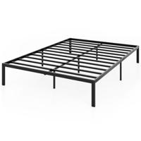 Metalen Bedframe Zware Lattenbodem voor Matras Opbergruimte Onder het Bed Eenvoudige Montage Zwart