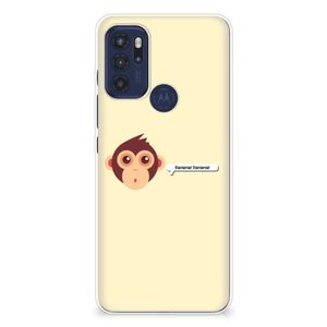 Motorola Moto G60s Telefoonhoesje met Naam Monkey