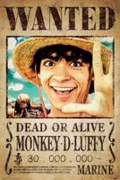 Poster One Piece - Netflix Wanted Monkey D Luffy 61x91,5cm