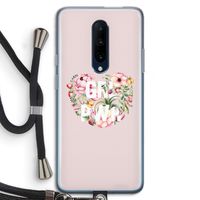 GRL PWR Flower: OnePlus 7 Pro Transparant Hoesje met koord