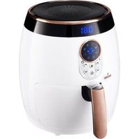 Buccan - Airfryer 3.2 Liter - Hetelucht friteuse - wit met roségoud - thumbnail