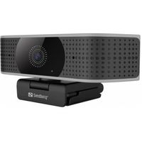 Sandberg 134-28 webcam 8,3 MP 3840 x 2160 Pixels USB 2.0 Zwart Sandberg 134-28 webcam 8,3 MP 3840 x 2160 Pixels USB 2.0 Zwart