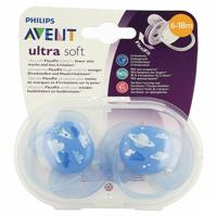 Philips Avent Fopspeen Soft Deco Boy 2 Stuks +6m