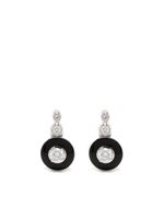 Selim Mouzannar boucles d'oreilles Mina en or blanc 18ct serties de diamants - Argent