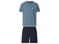 esmara Men Korte heren pyjama (Blauw/donkerblauw, L)
