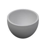 INK Jazz XS waskom - 20x20x11cm - 0 kraangaten - polystone wit mat 3430431 INK Jazz XS waskom - 20x20x11cm - 0 kraangaten - polystone wit mat 3430431