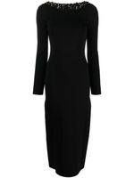 Cult Gaia Eleanora crystal-embellished midi dress - Noir - thumbnail